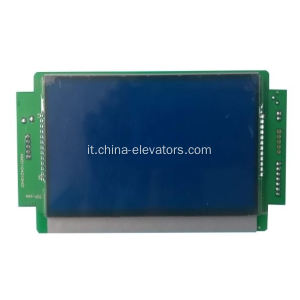 KM51104209G01 Kone Elevator Blue LCD Scheda